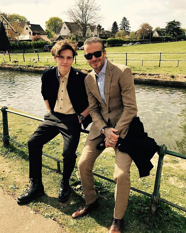 Brooklyn Beckham shares family photos on Instagram