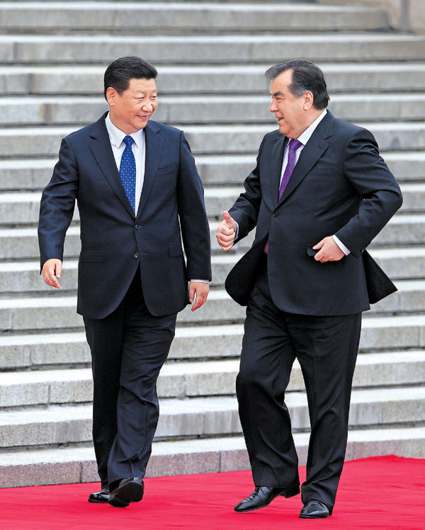 China, Tajikistan upgrade relations, boost cooperation