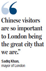 China set to become major player in London tourism