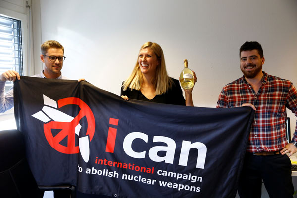 ICAN wins 2017 Nobel Peace Prize