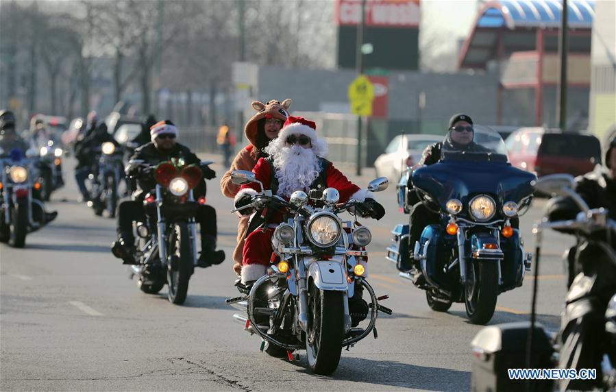 Chicagoland Toys for Tots Motorcycle Parade held in US
