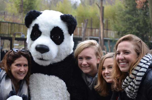 Public takes the first glimpse at giant panda cub, Bei Bei