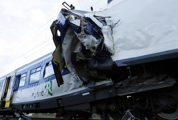 Train collision injures dozens in Switzerland