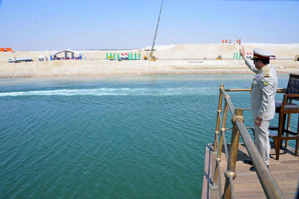 'New Suez Canal' opened for ship traffic