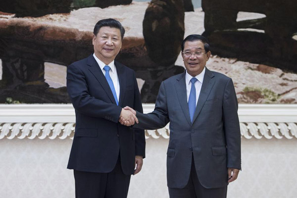Deals with Cambodia include energy, trade