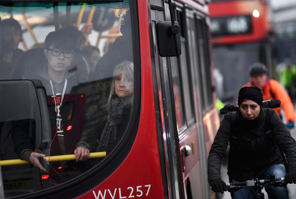 London commuters endure transport misery as rail staff strike