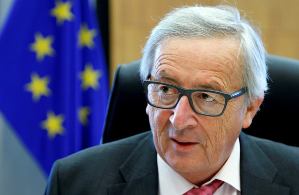 Juncker pledges to work with China on global warming