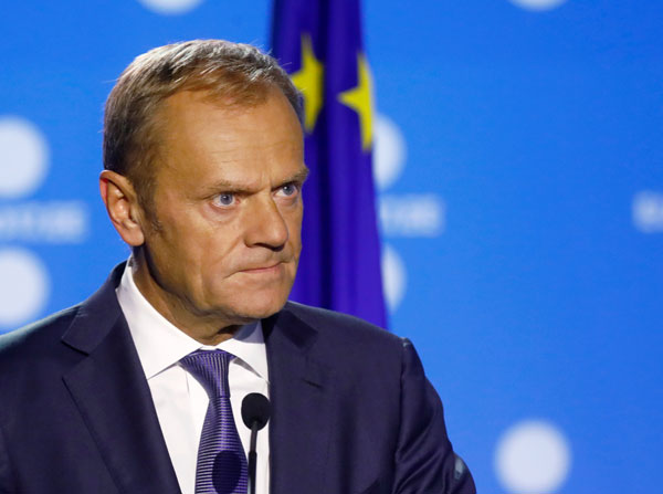 EU's Tusk sees next Brexit step this year